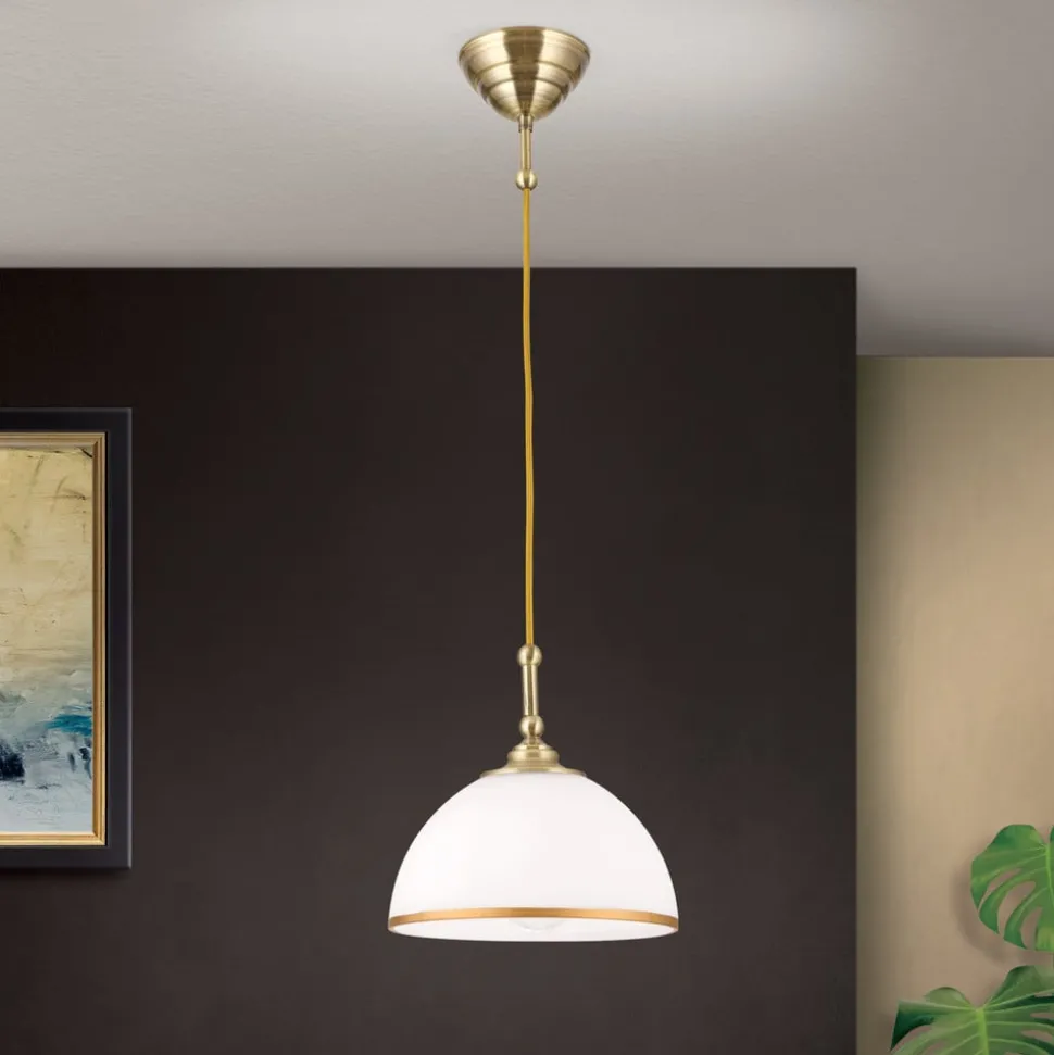 Hanglamp Old Lamp met textielkabel, 1-lamp