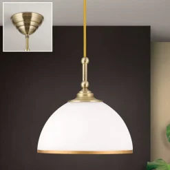 Hanglamp Old Lamp met textielkabel, 1-lamp