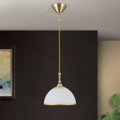 Hanglamp Old Lamp met textielkabel, 1-lamp