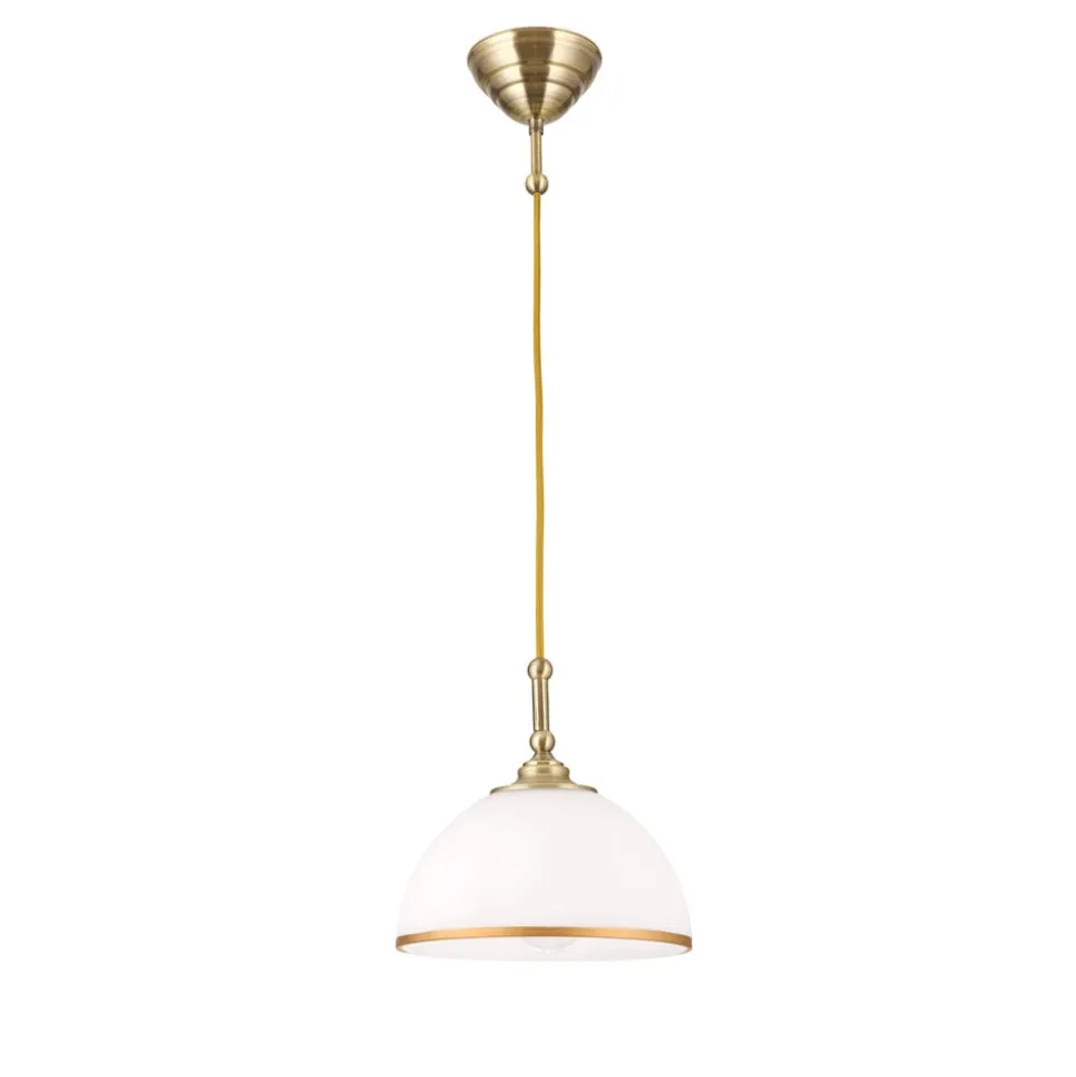 Hanglamp Old Lamp met textielkabel, 1-lamp