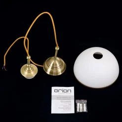 Hanglamp Old Lamp met textielkabel, 1-lamp