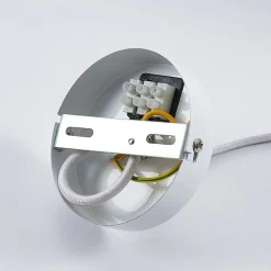 Hanglamp Ottavio van papieren vlechtwerk, wit