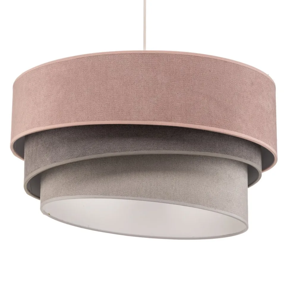Hanglamp Pastel Trio roze/grijs/lichtgrijs