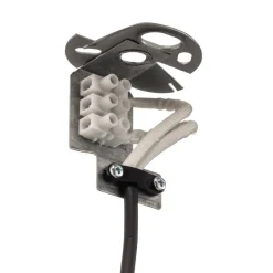 Hanglamp Pear S met glazen kap, zwart