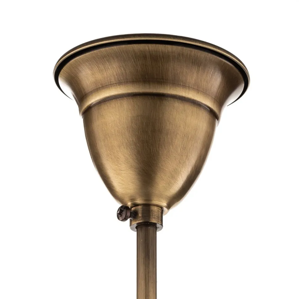 Hanglamp Petro met glazen kap, 1-lamp