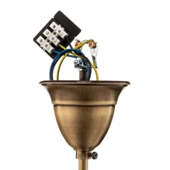 Hanglamp Petro met glazen kap, 1-lamp