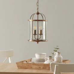 Hanglamp Pimpernel, Ø 23 cm, brons