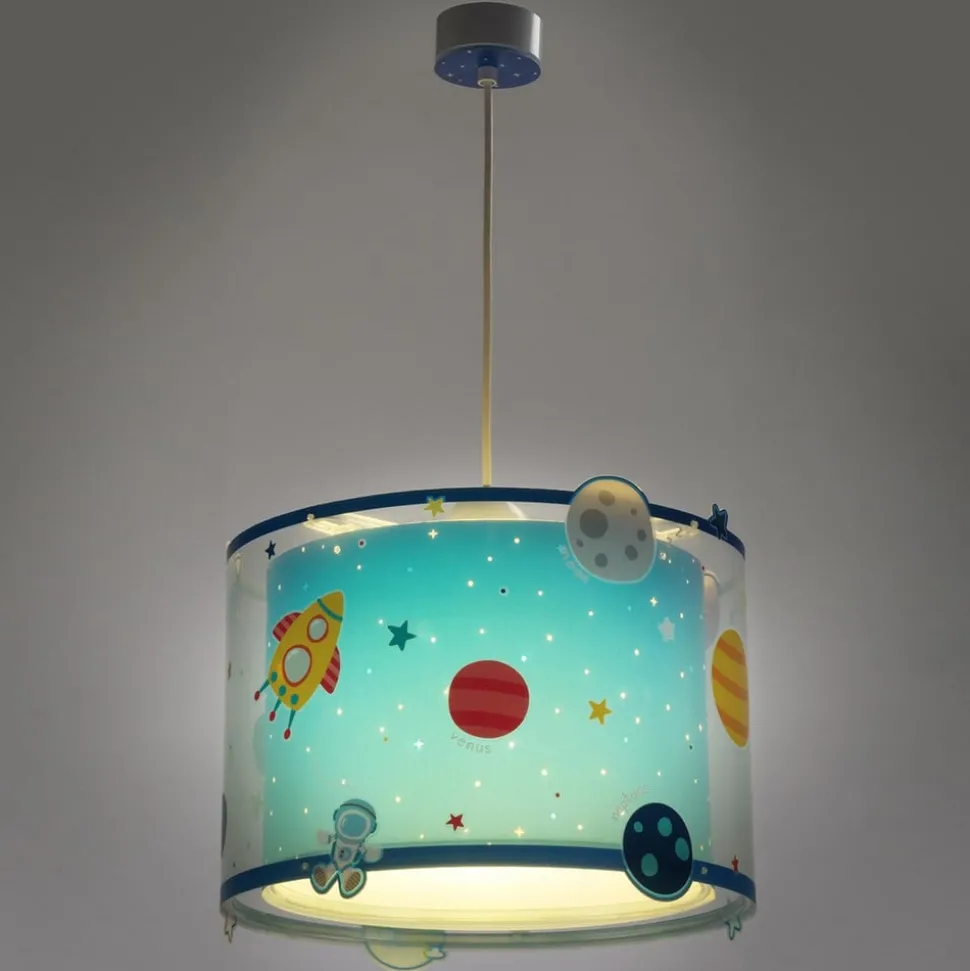 Hanglamp Planeten Mite met motief