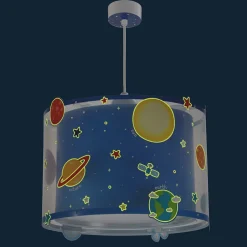 Hanglamp Planeten Mite met motief