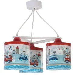 Hanglamp police voor kinderen, versie met 3-lamps