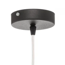 Hanglamp Print L Hemel met poollicht turkoois