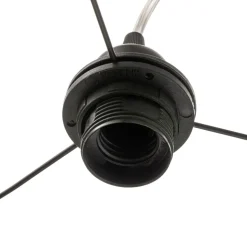 Hanglamp Print L Hemel met poollicht turkoois