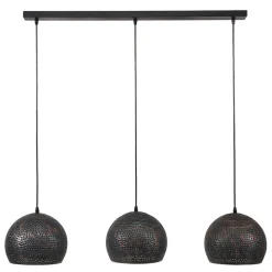 Hanglamp Punchray 3-lamps bolvormig