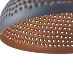 Hanglamp Punchray, 3-lamps trechtervormig