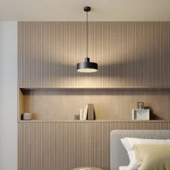 Hanglamp Rif van metaal, zwart, Ø 25 cm