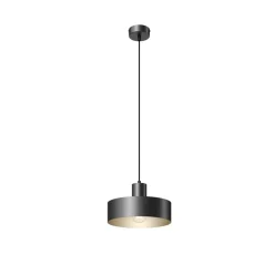 Hanglamp Rif van metaal, zwart, Ø 25 cm