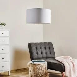 Hanglamp Roller, wit, Ø 45 cm