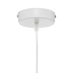 Hanglamp Roller, wit/goud, Ø 45 cm