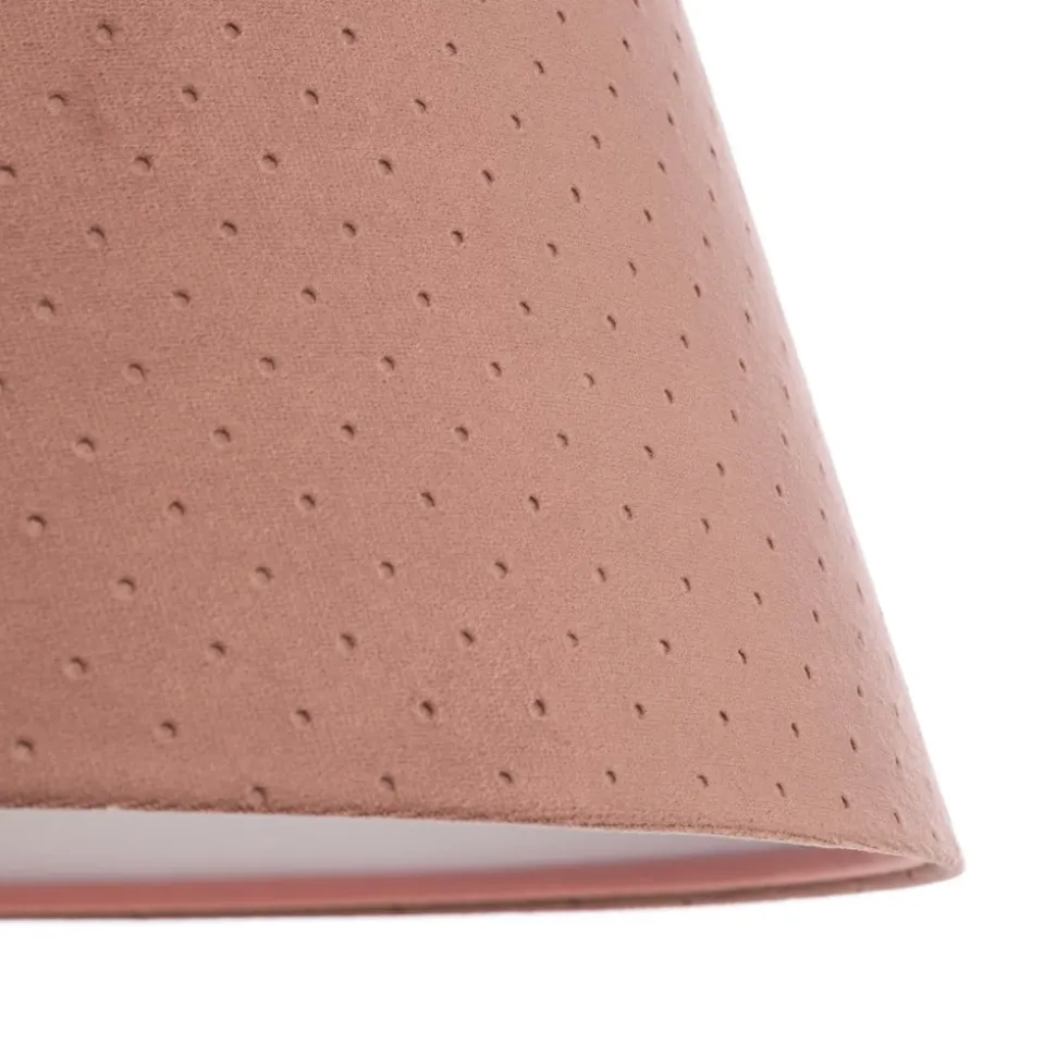 Hanglamp Rosabelle, kegelvormig, roze, 1-lamp.