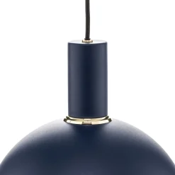 Hanglamp Selma, 1-lamp, blauw Ø 28 cm