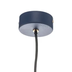 Hanglamp Selma, 1-lamp, blauw Ø 28 cm
