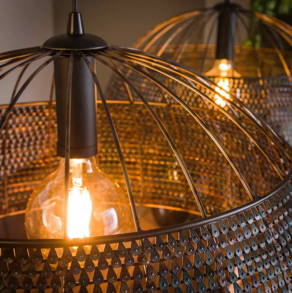 Hanglamp Setengah 2-lamps kappen paddenstoelvormig