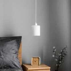 Hanglamp Soda met glazen kap wit Ø 15 cm