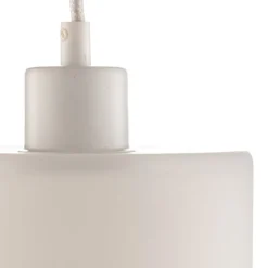 Hanglamp Soda met glazen kap wit Ø 15 cm