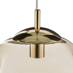 Hanglamp Sol, Ø 35cm, zwart/oranje