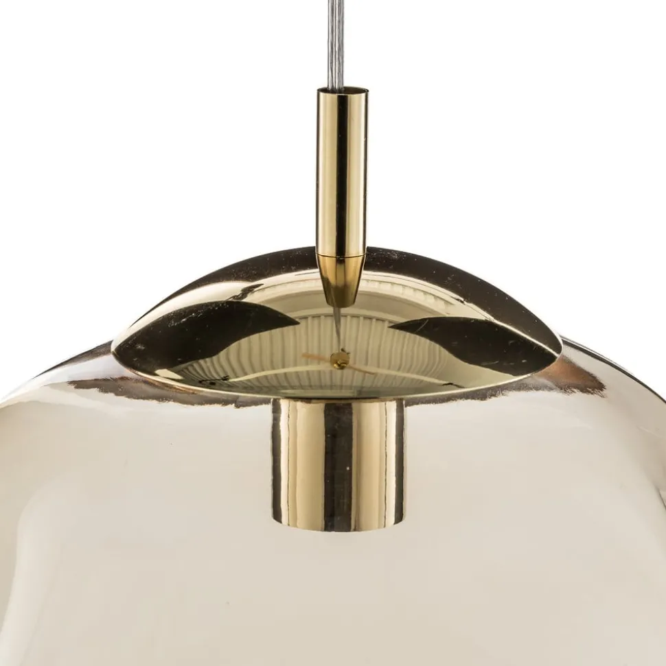 Hanglamp Sol, Ø 35cm, zwart/oranje