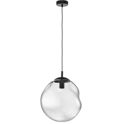 Hanglamp Sol, Ø 35cm, zwart/rookgrijs