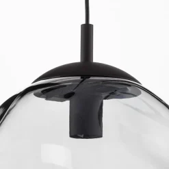 Hanglamp Sol, Ø 35cm, zwart/rookgrijs