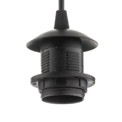 Hanglamp Starla, glas grafiet/amber/helder, 3-lamps rond