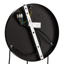 Hanglamp Starla, glas grafiet/amber/helder, 3-lamps rond