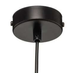 Hanglamp Starla 1-lamp, glazen kap amber