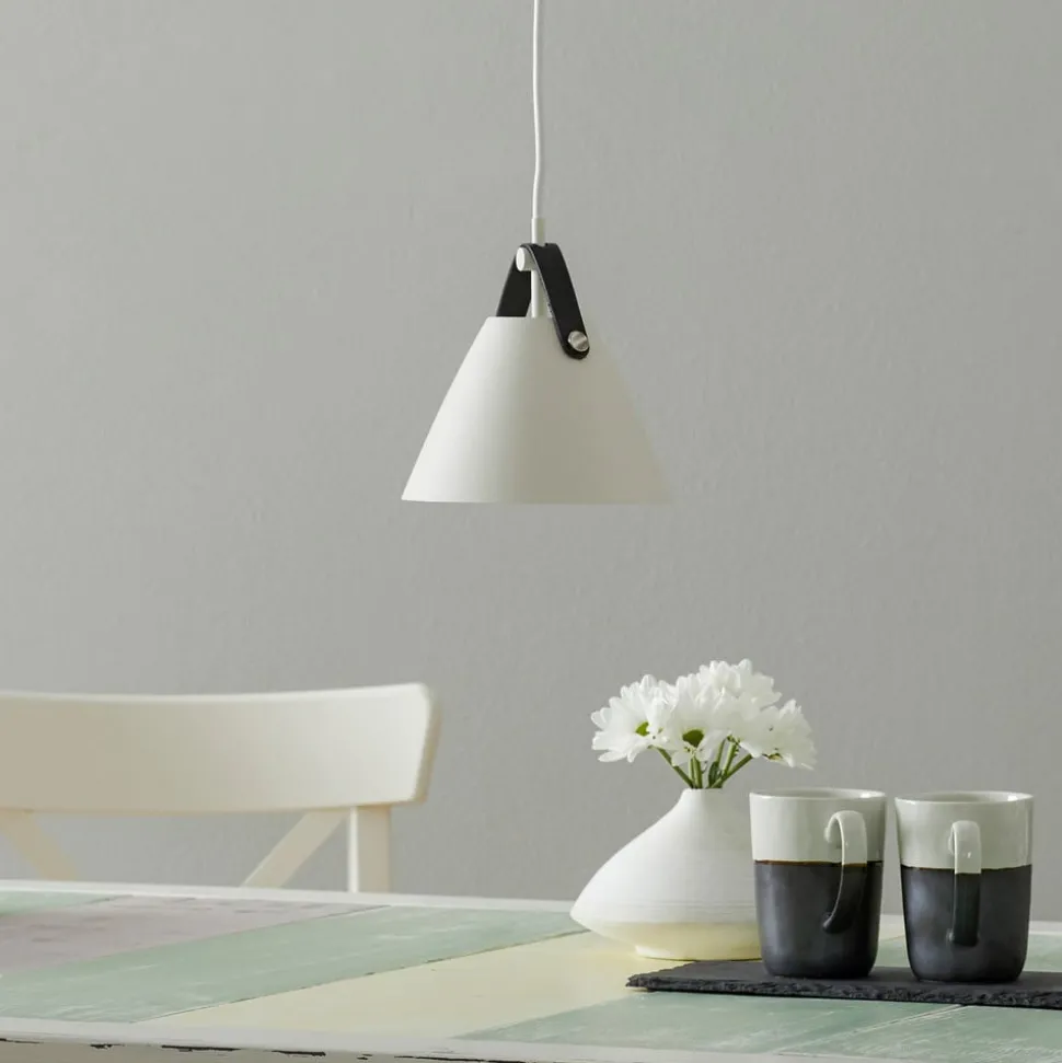 Hanglamp Strap, Ø 16,5 cm, wit