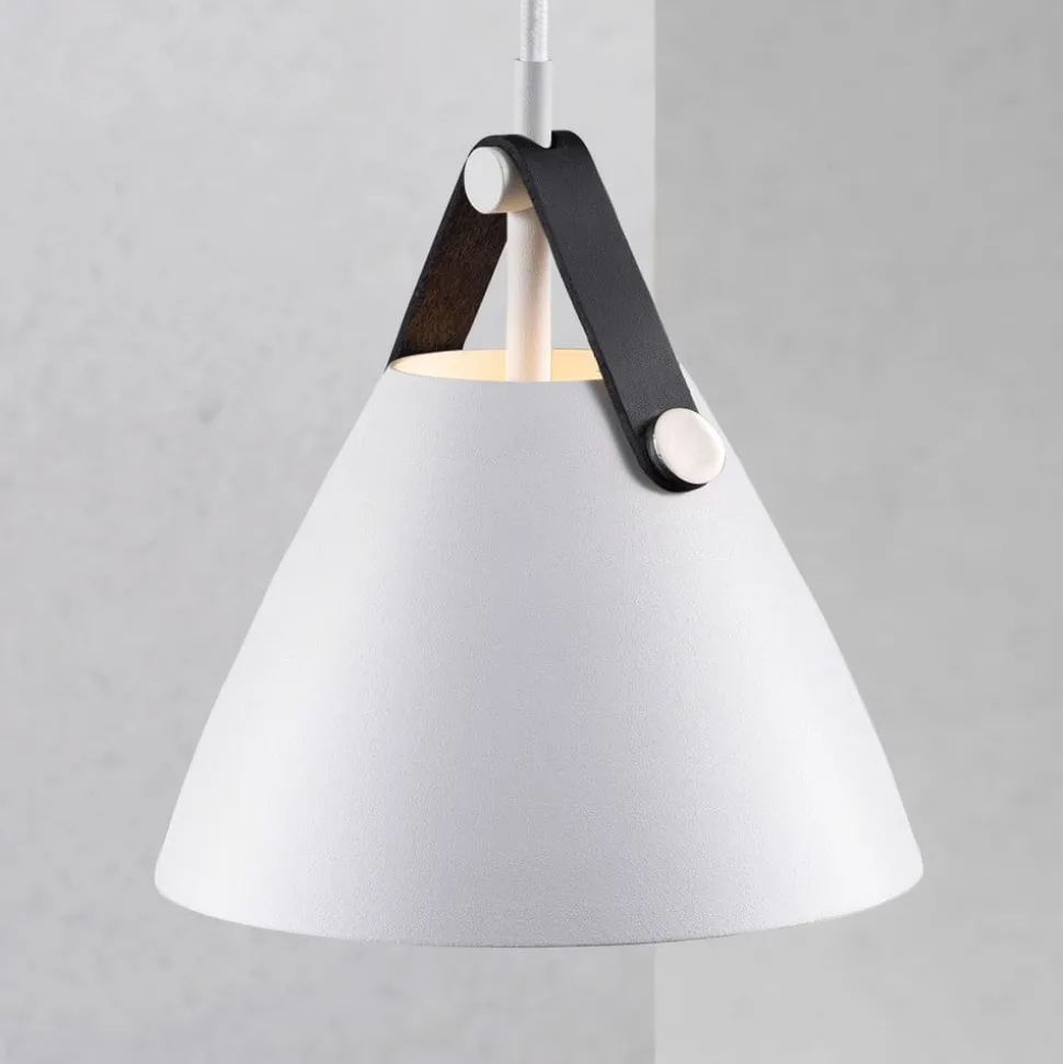 Hanglamp Strap, Ø 16,5 cm, wit