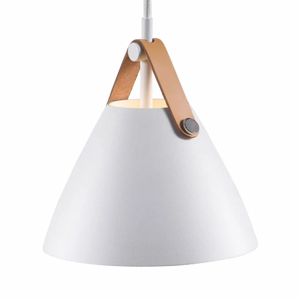 Hanglamp Strap, Ø 16,5 cm, wit