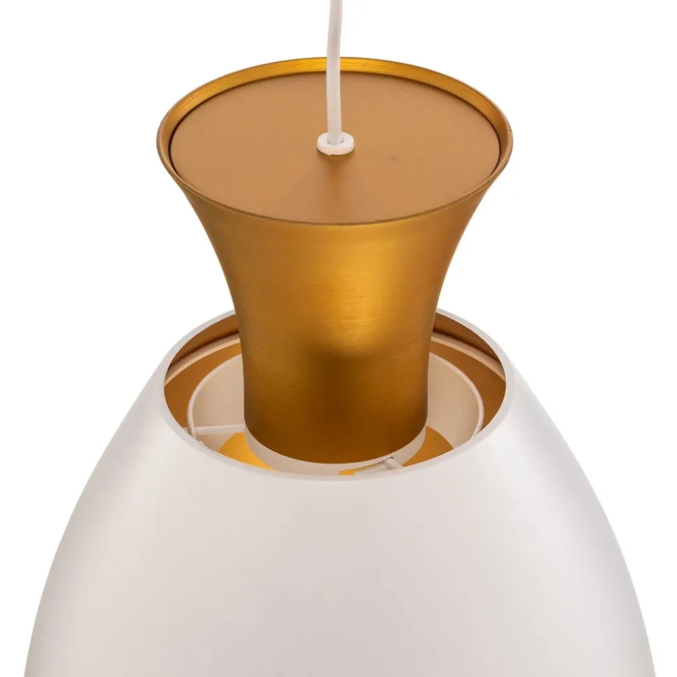 Hanglamp Studio Line 51277, wit/messing, Ø 20 cm