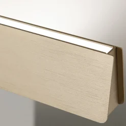 Hanglamp Tara, goudkleurig, lengte 120 cm, aluminium/staal