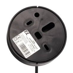 Hanglamp Trio, jute kap, petrol/natuurbruin/oranje Ø 50cm