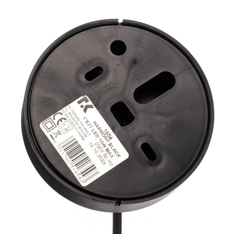 Hanglamp Trio, jute kap, petrol/natuurbruin/oranje Ø 50cm