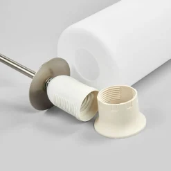 Hanglamp Troy, mat nikkel/gesatineerd, 3-lamps