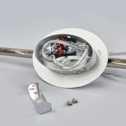 Hanglamp Troy, mat nikkel/gesatineerd, 3-lamps