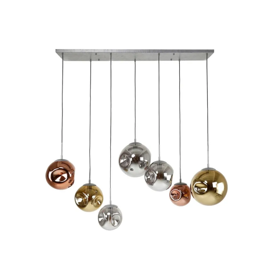 Hanglamp Valerya, glasbollen, 7-lamps