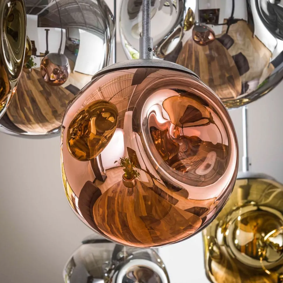 Hanglamp Valerya, glasbollen, 7-lamps