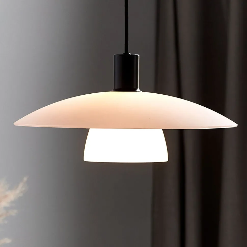 Hanglamp Verona in wit en zwart