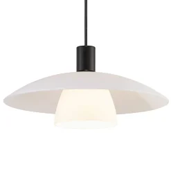 Hanglamp Verona in wit en zwart
