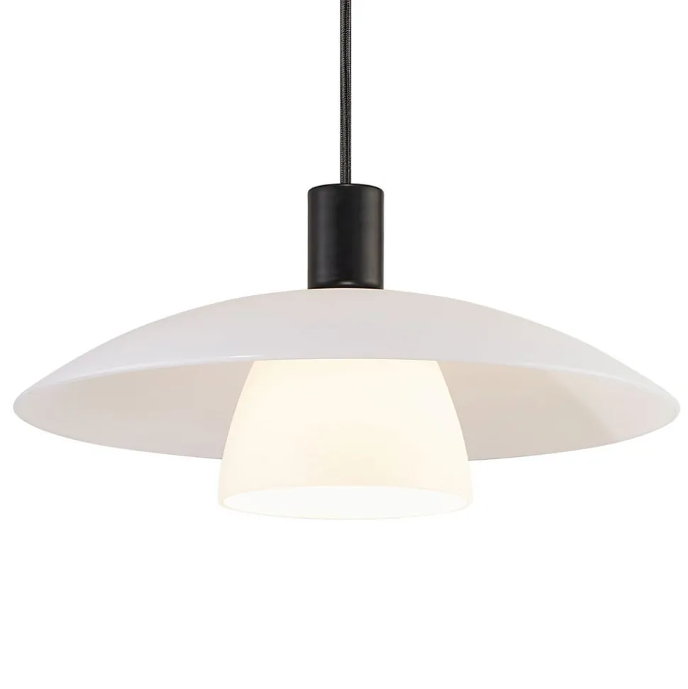 Hanglamp Verona in wit en zwart