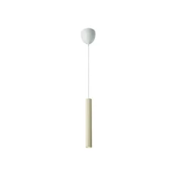 Hanglamp Vico, metalen kap, 1-lamp, beige